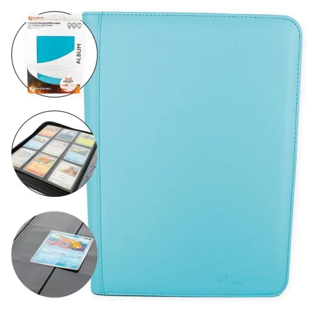 Binder - 360 - Phoenix Shield - Turquoise