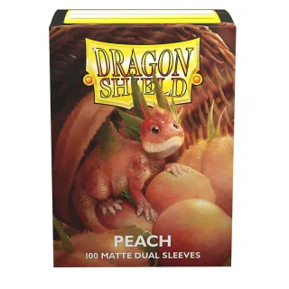 Dragon Shield - Standard Sleeves - Peach
