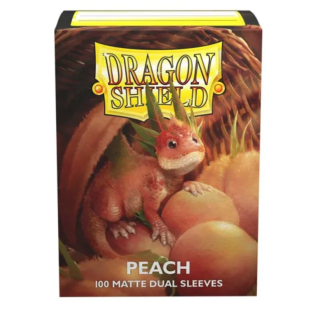 Dragon Shield - Standard Sleeves - Peach