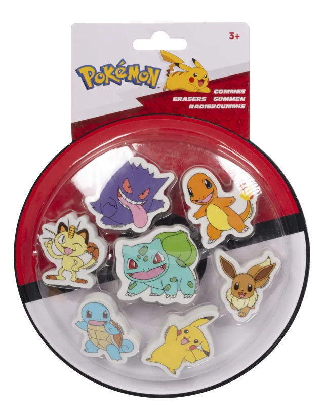Gommes - Set Pokémon